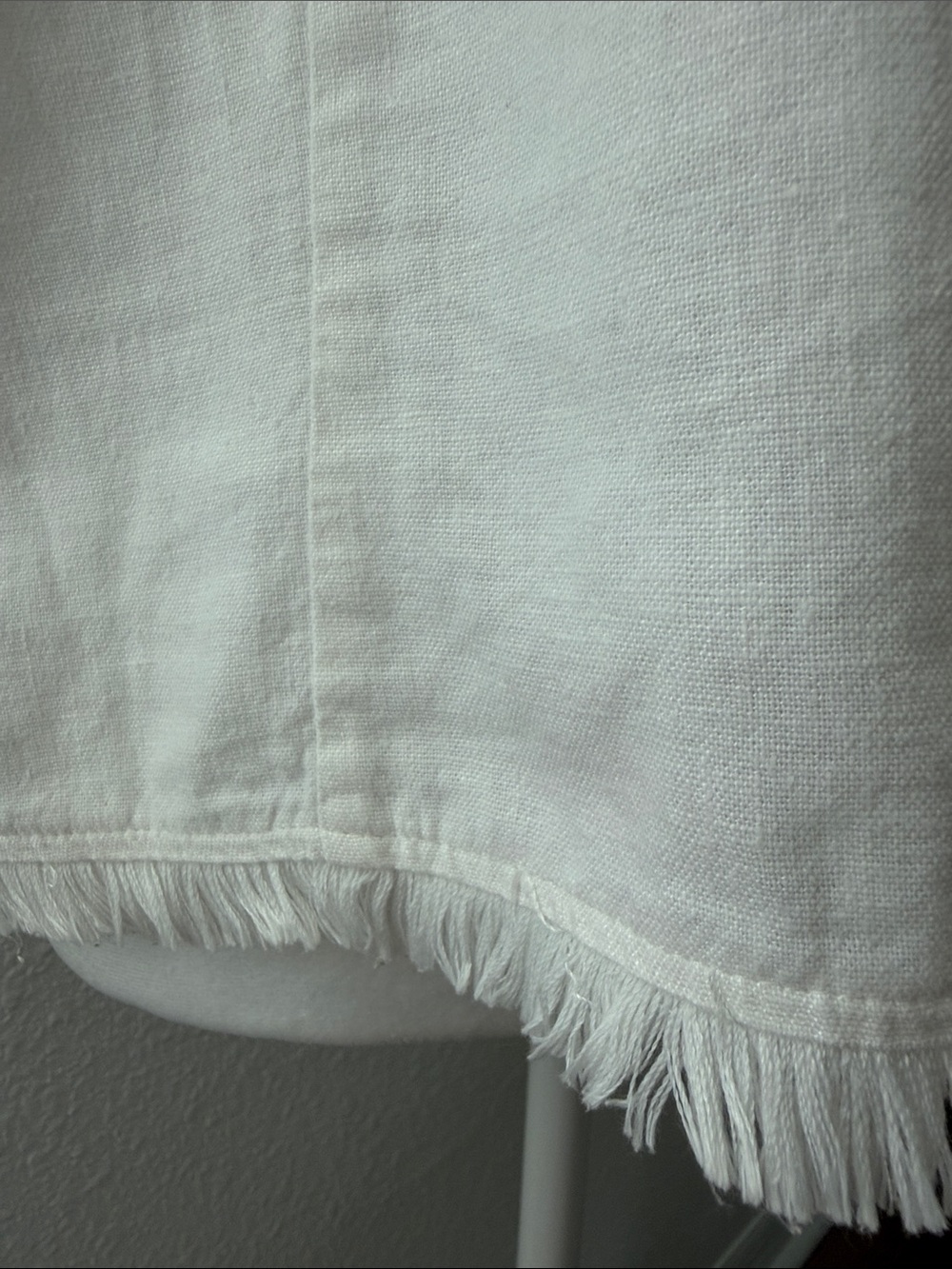 Women’s Cream Fringe Square-Neck Tank Top - Picture 3 of 8
